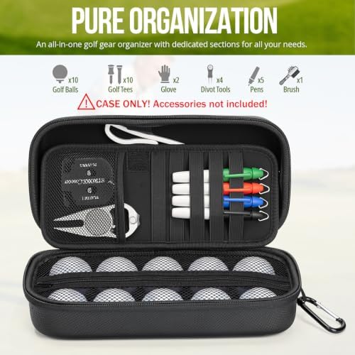 Golf Glove Holder Case with Removable Glove Shaper - Image 2