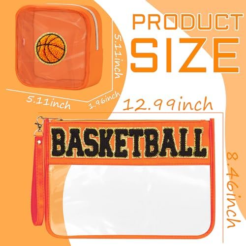 BuyCard 2 Pcs Basketball Gifts Makeup Bag - Image 3