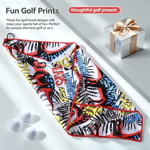 Mile High Life Golf Towel 16"x24", Microfiber Waffle Weave - Image 6