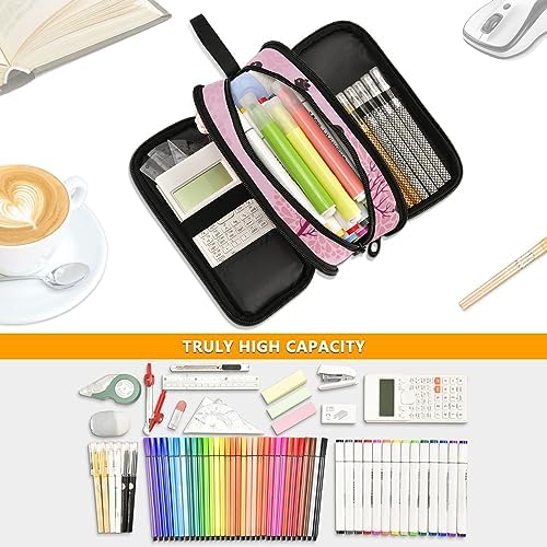 ZAZYXTJ Romantic Paris Eiffel Tower Pencil Case Large Capacity Pencil Pouch - Image 5