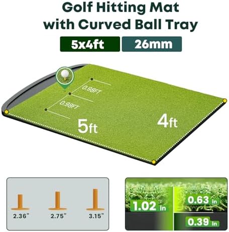 Integrated Golf Hitting Mat - Image 6