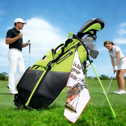 Who's Your Caddie Funny Golf Sports Golf Towel - Image 3