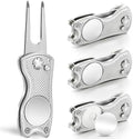 Mile High Life Golf Divot Repair Tool, All Metal Foldable Divot Tool by MileHighLife