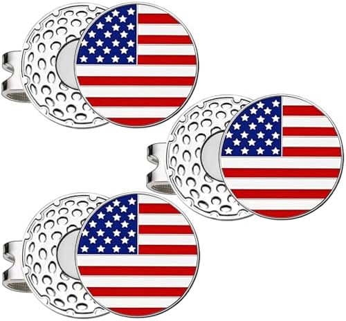 Adhere Golf Ball Markers with Strong Magnetic Hat Clip by Unknown