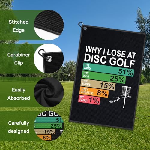 Why I Lose At Disc Golf Towel - Image 3