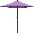 Sunnyglade 7.5' Patio Umbrella Outdoor Table Umbrella Tilt Crank Purple | by Sunnyglade