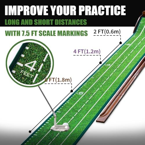 GimYaa Golf Putting mat Green Indoor and Outdoor - Image 2