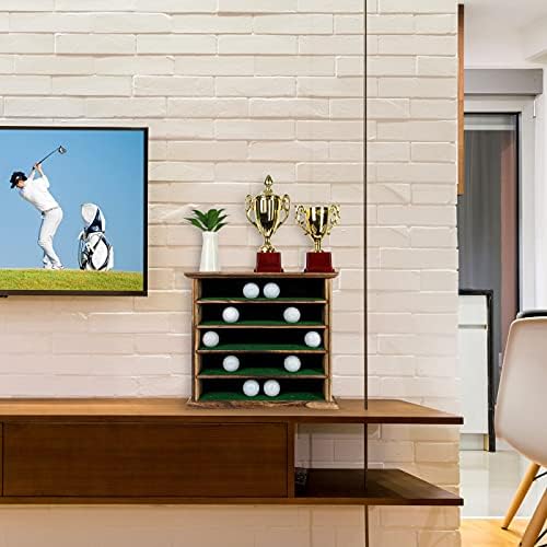J JACKCUBE DESIGN 30 Golf Ball Display Case Wall Rack Cabinet Holder Shelf - Image 4