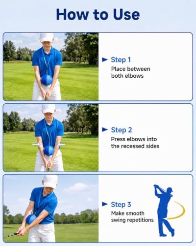 Golf Training Ball Between Arms, The Connector Golf Training Aids - Image 3