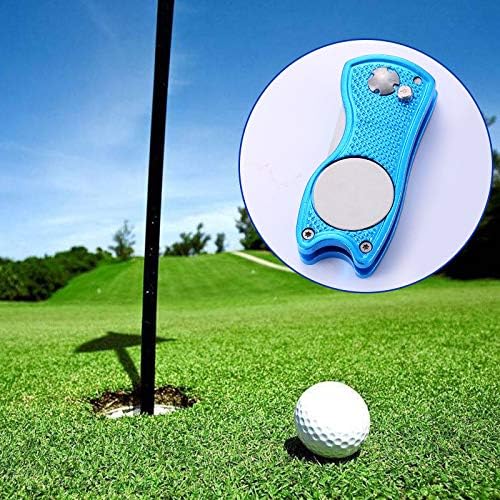 2 Pack Metal Foldable Golf Divot Tool - Image 6