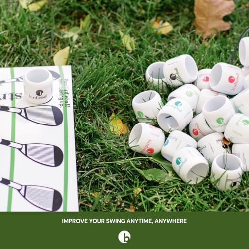 BirdieBall Golf Mat Set with 12 Practice Golf Balls, Golf Hitting Mat - Image 5
