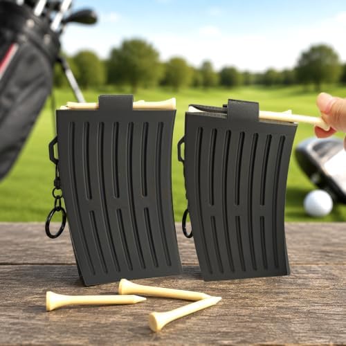 Golf Tee Holder, Spring-Loaded Golf Tee Carrier - Image 6
