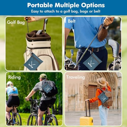 Golf Tee Bag, Waterproof Golf Tee Pouch - Image 6