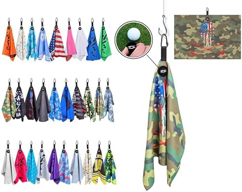 Magnetic Microfiber Waffle Golf Towel Large 16"x24" Clean by ScaleWearDesign
