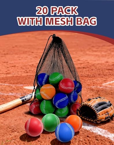 Tarutaru 20 Pack Foam Balls for Baseballs & Softballs - Image 5