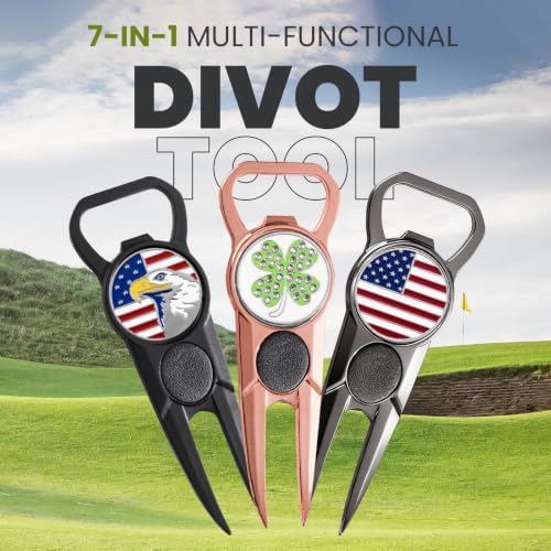 FINGER TEN 7-in-1 Golf Divot Repair Tool - Image 6