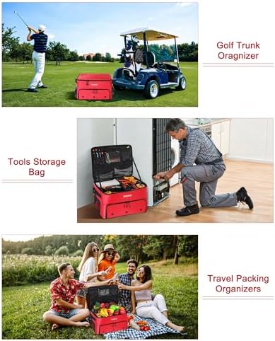 Golf Trunk Organizer, 2-Layer Storage - Image 6