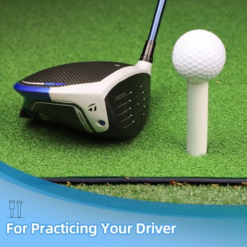 Rubber Golf Tees for Mats, Golf Tee Holder for Driving Range & Simulator - Image 2