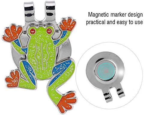 Hat Clip, Adorable Frog Shape Metal Mini Magnetic Ball Marker Golfer Hat Visor - Image 4