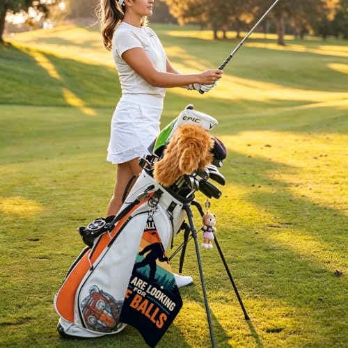 Monkey Waffle Weave Microfiber Golf Towel - Image 7