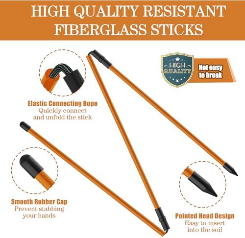 Seticek 2 Pack 48" Golf Alignment Sticks, - Image 2