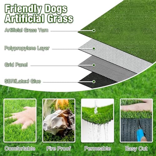 GLOBREEN Replacement Fake Grass Pee Pads - Image 5