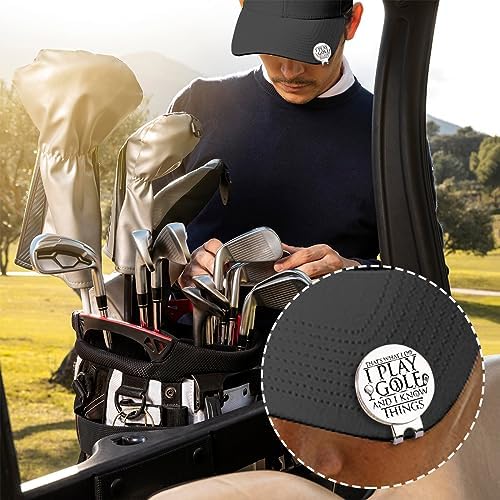 Hafhue That's What I Do I Play Golf Golf Ball Marker - Image 5
