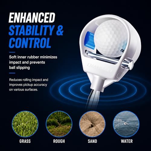CHAMPKEY Upgraded Auto-Locking Golf Ball Retriever Performance Version - Image 3