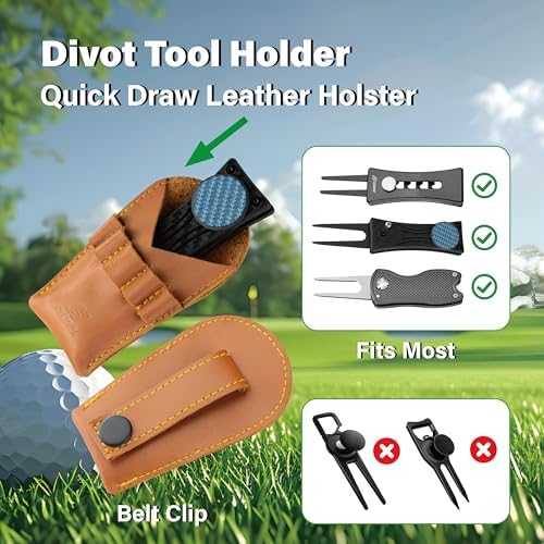 SANDIAN, Holster Pouch for Golf Divot Repair Tools, Fits Most Switchblade - Image 2