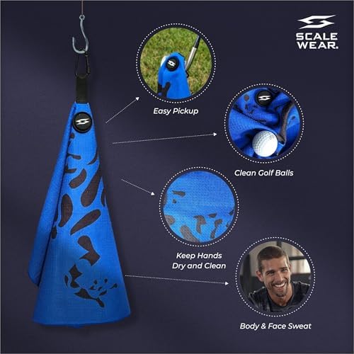 Magnetic Waffle Golf Towel 16x24 - Image 5