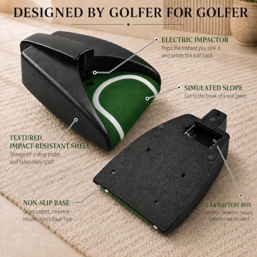 Golf Ball Return Putting Unit, Automatic Return Machine, Indoor Golf Putting - Image 3
