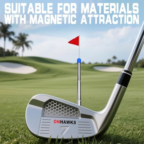 Telescopic Magnetic Golf Alignment Rods-Alignment Sticks-Swing Training Aid - Image 6