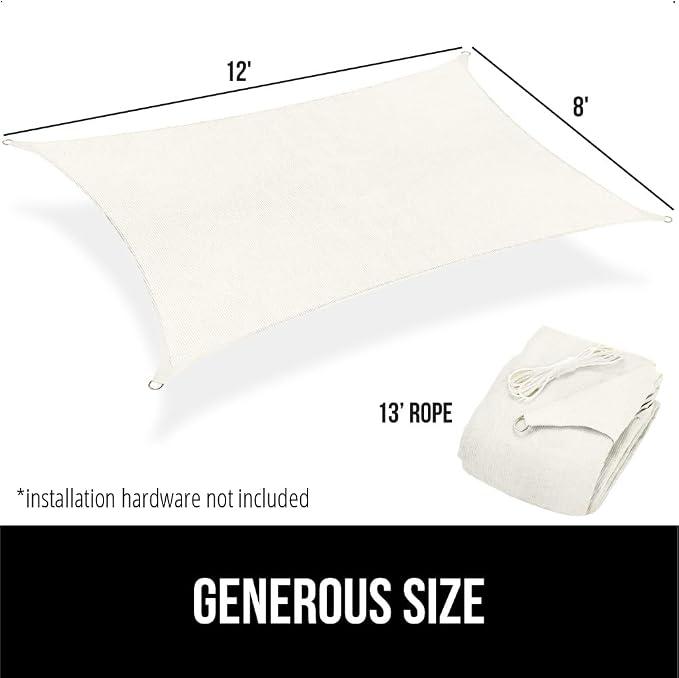 GORILLA GRIP Heavy Duty Sun Shade, UV Protection Fade Tear and Rust Resistant - Image 9