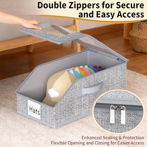 Stackable Hat Storage, Hat Organizer, Baseball Cap Organizer, Quick Access - Image 5