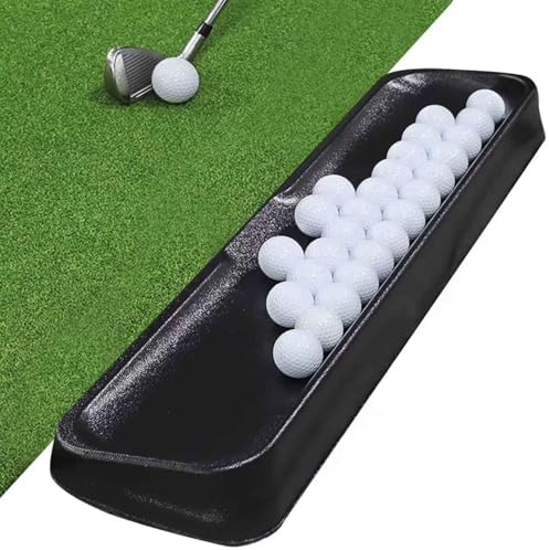 100-Ball Golf Tray for Hitting Mats & Simulators - by ZFYOUNG