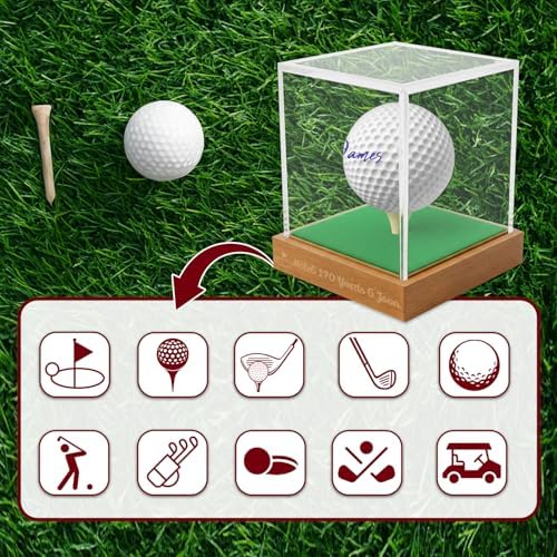 Personalized Golf Ball Display Case - Image 4