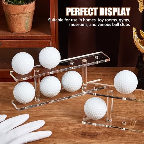 Silipull 1 Pc Golf Ball Display Rack 8 Balls Clear Acrylic Golf Case Holder - Image 4