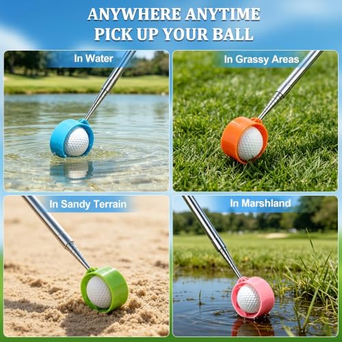 Double Sided Golf Ball Retriever Telescopic - Image 2