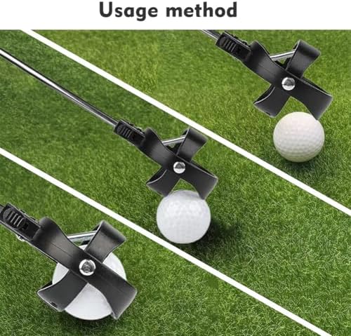 Telescopic Golf Ball Retriever, Adjustable 17.5–80.3 Inch Stainless Steel & ABS - Image 3
