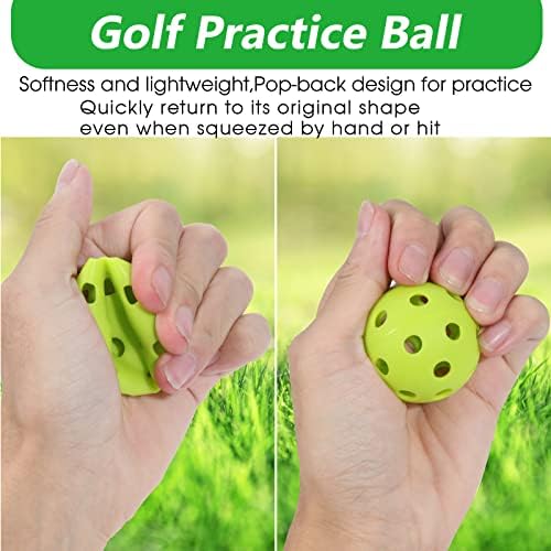 12/20/40 Pack Plastic Golf Balls 42mm Soft Practice Golf Balls - Image 4