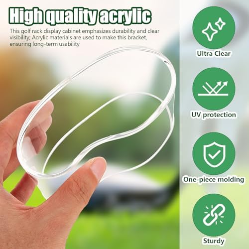 Soaoo Golf Ball Display Case Clear Acrylic Golf Ball Case Holder - Image 4