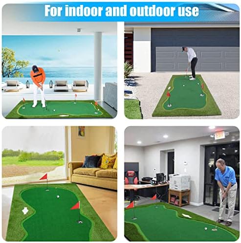 Golf Putting Green Mat, Golf Practice Training Mat - Image 5
