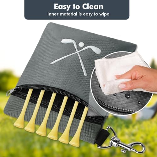 Golf Tee Bag, Waterproof Golf Tee Pouch - Image 5
