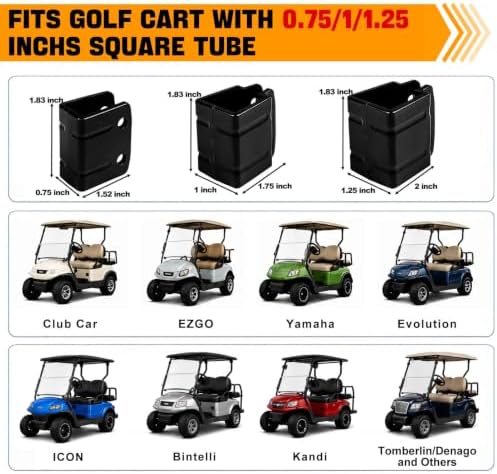 No Drill Golf Cart Mirrors - Image 3