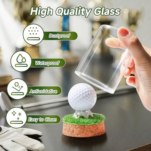 Rocalt Golf Ball Display Case, Glass Holder - Image 4