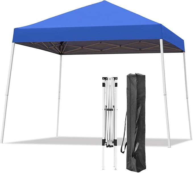 10x10FT Slant Leg Pop Up Canopy Tent, Portable Outdoor Shelter | 10x10FT Base by Oneofics