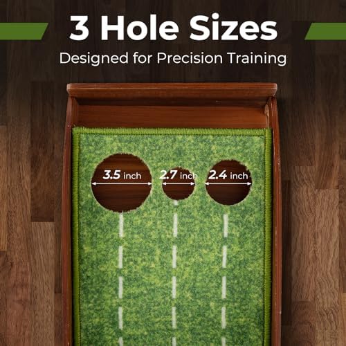 Goplus Golf Putting Mat, 10FT Putting Green Practice Training Aid - Image 3