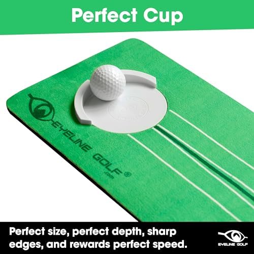 EyeLine Golf - Roll The Rock Putting Mat - Have Fun Perfecting Stroke, Speed - Image 4