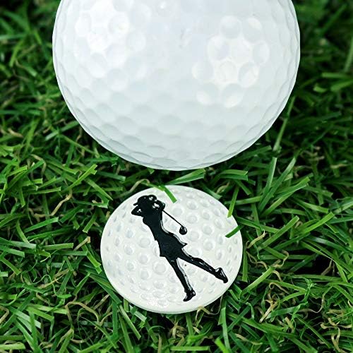Myartte Creative Golf Ball Marker Soft Enamel Golf Markers 24.4MM Assorted 5 Pcs - Image 2