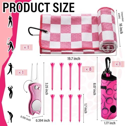 Liliful 12 Pcs Golf Accessories Kit Golf Stuff Gifts - Image 3